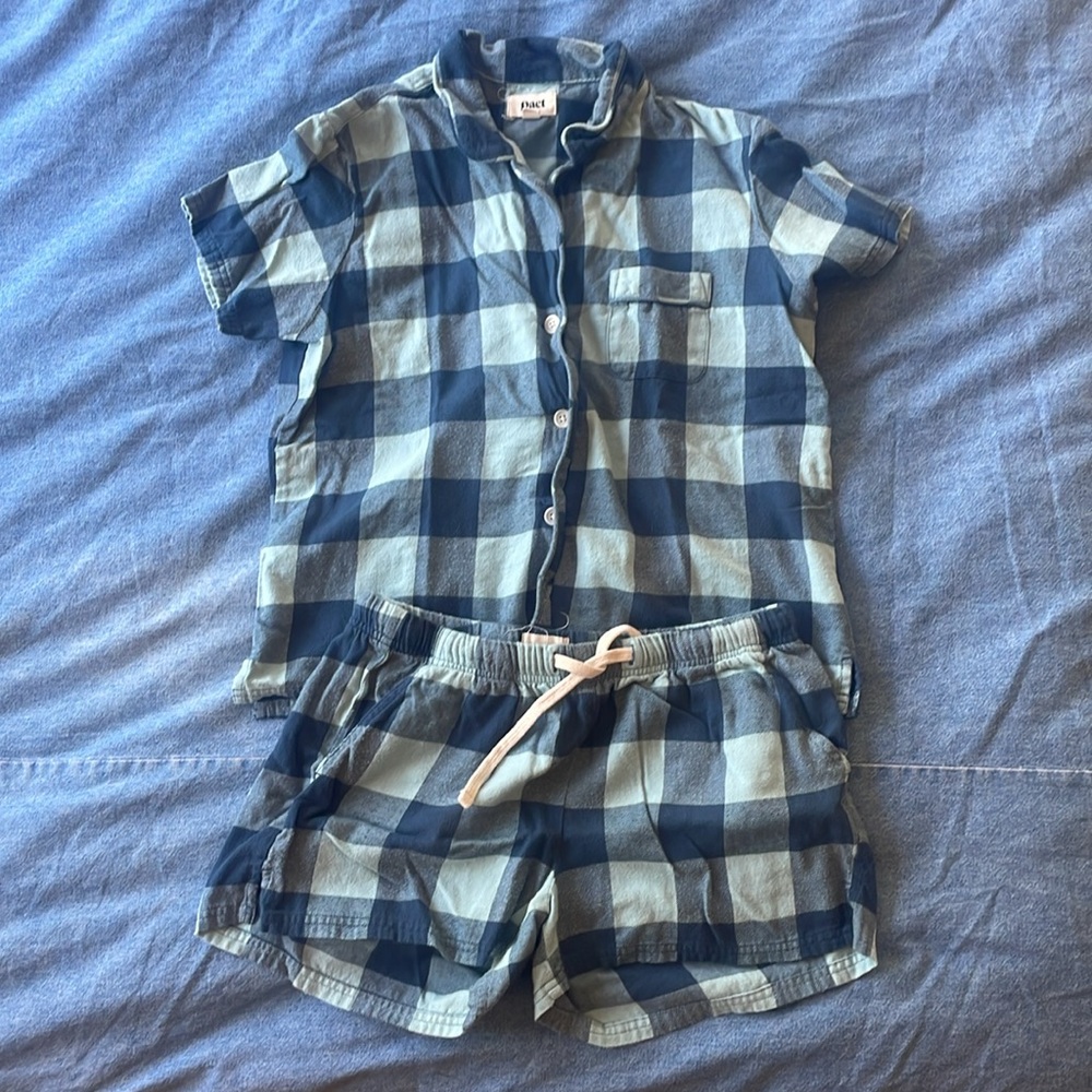 Pact flannel PJ set.